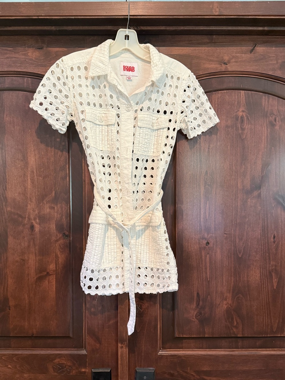 SOLID & STRIPED Harper Dress with Tie Waist